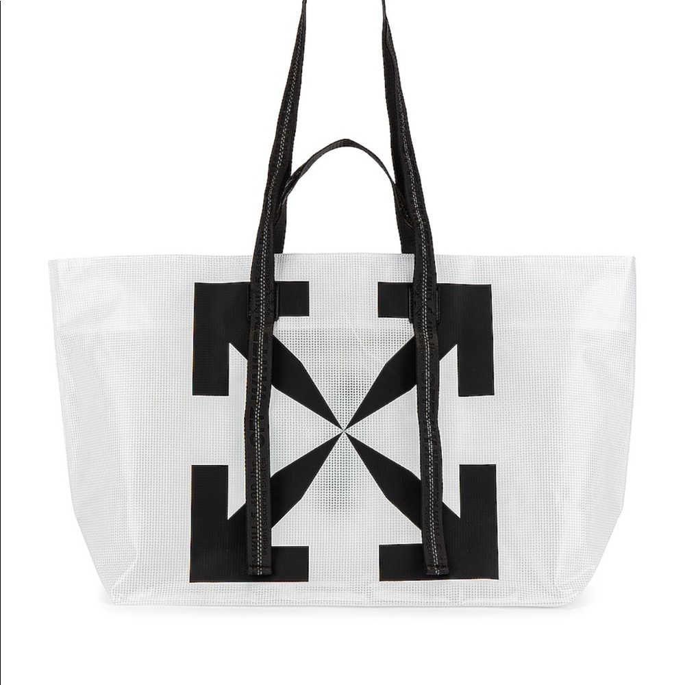 Transparent Off White Tote
